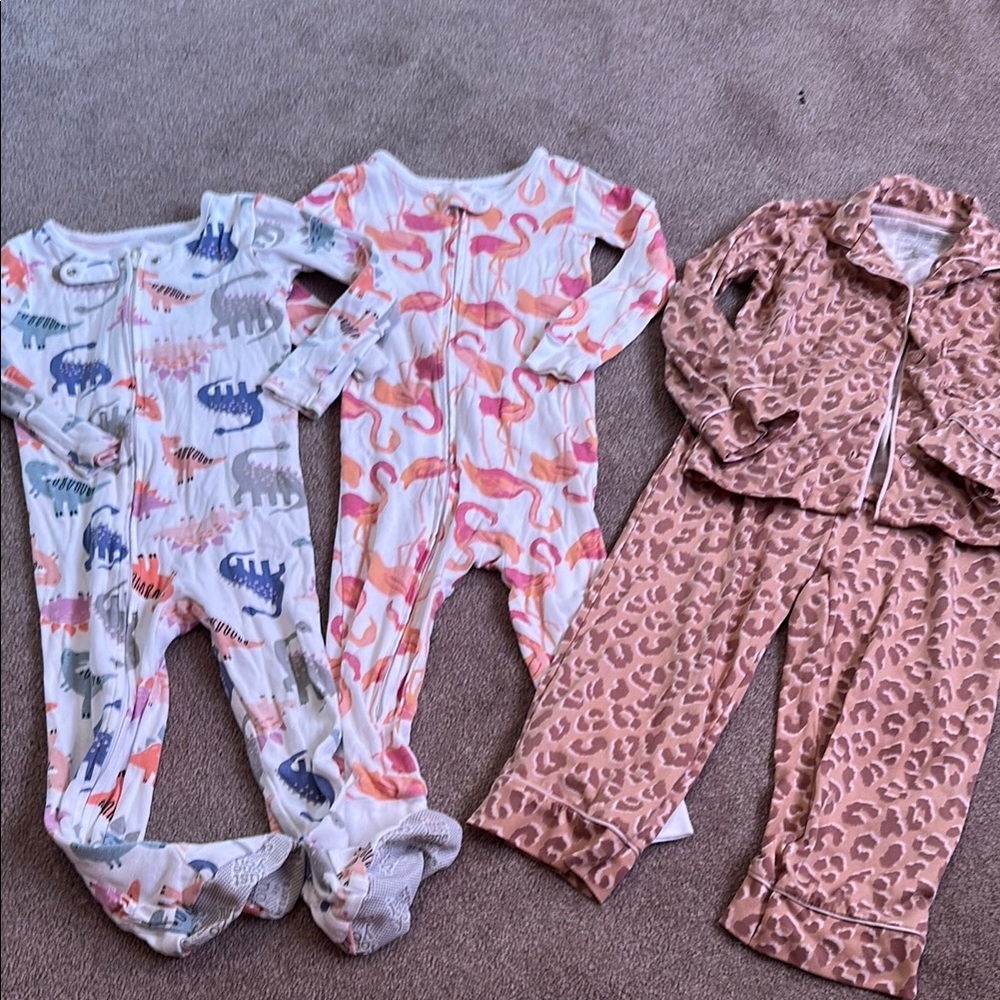 Toddler girls pajama sets 2T
